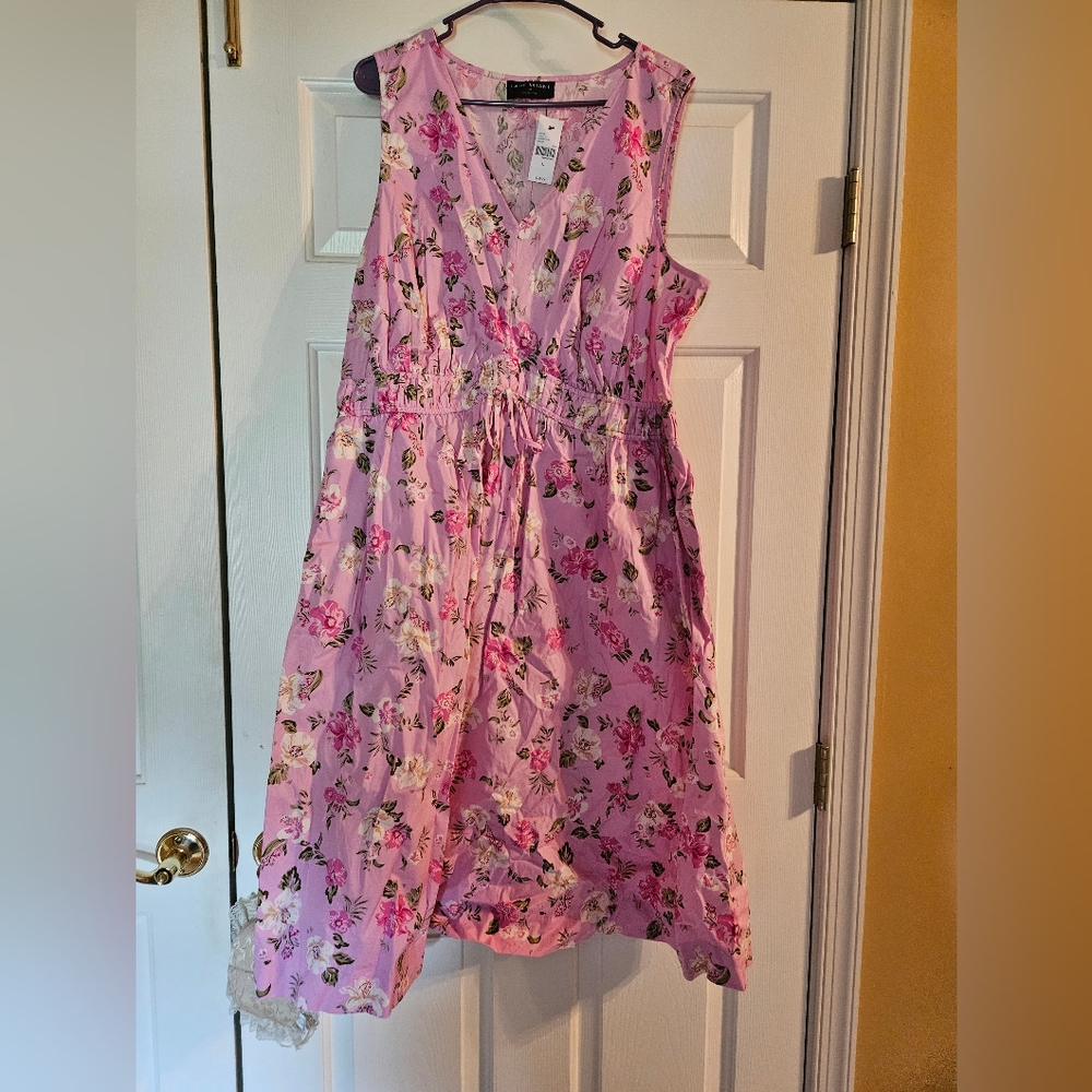 Pink Summer Dress PLUS size